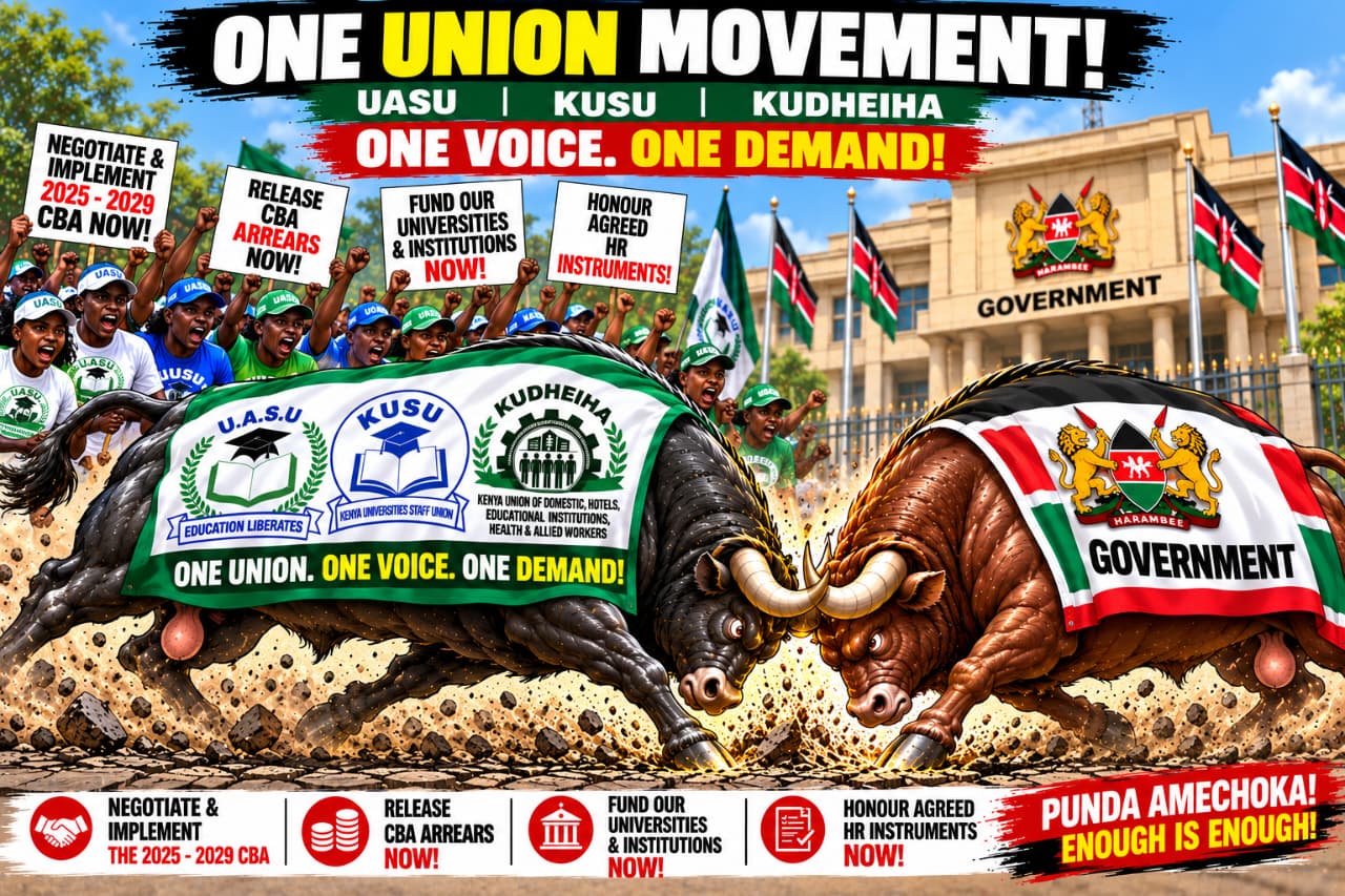 🚨 UASU Declares"Super Mega Demo" — Peaceful Procession in Nairobi 🚨
